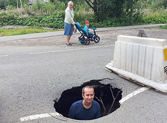Росавтодор объяснил, что ямы на дорогах – это укрепрайоны